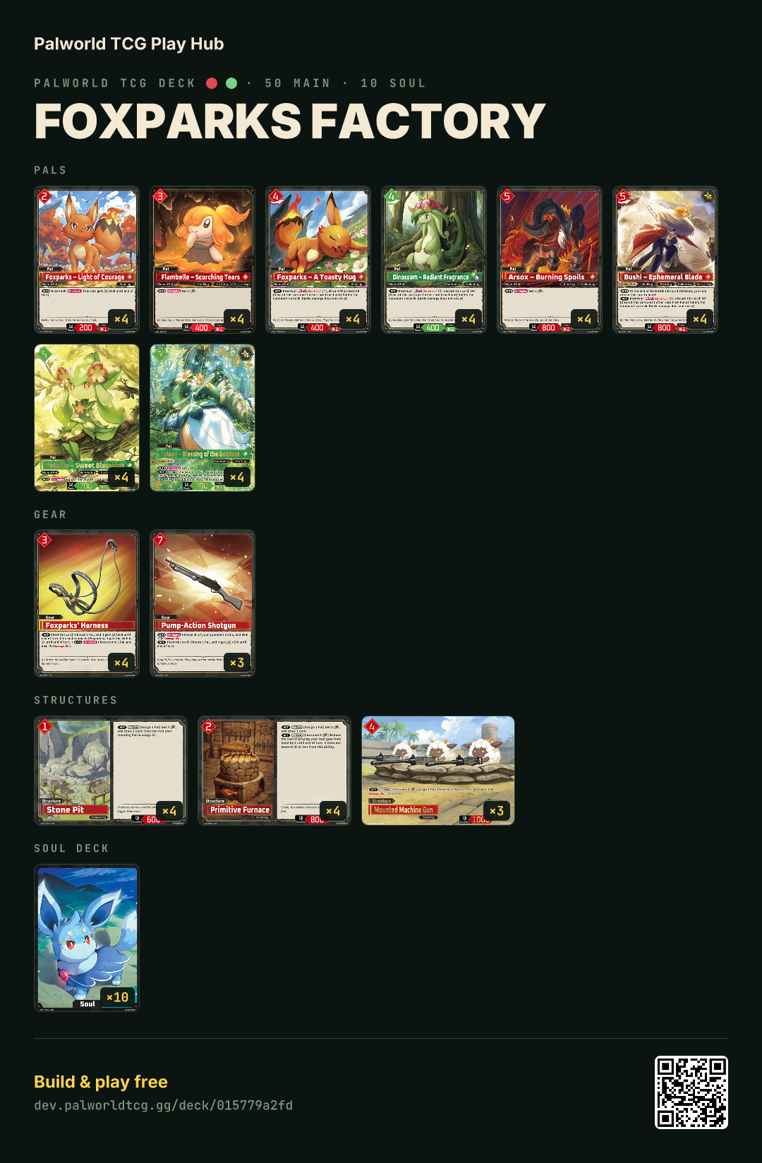 foxparks factory decklist