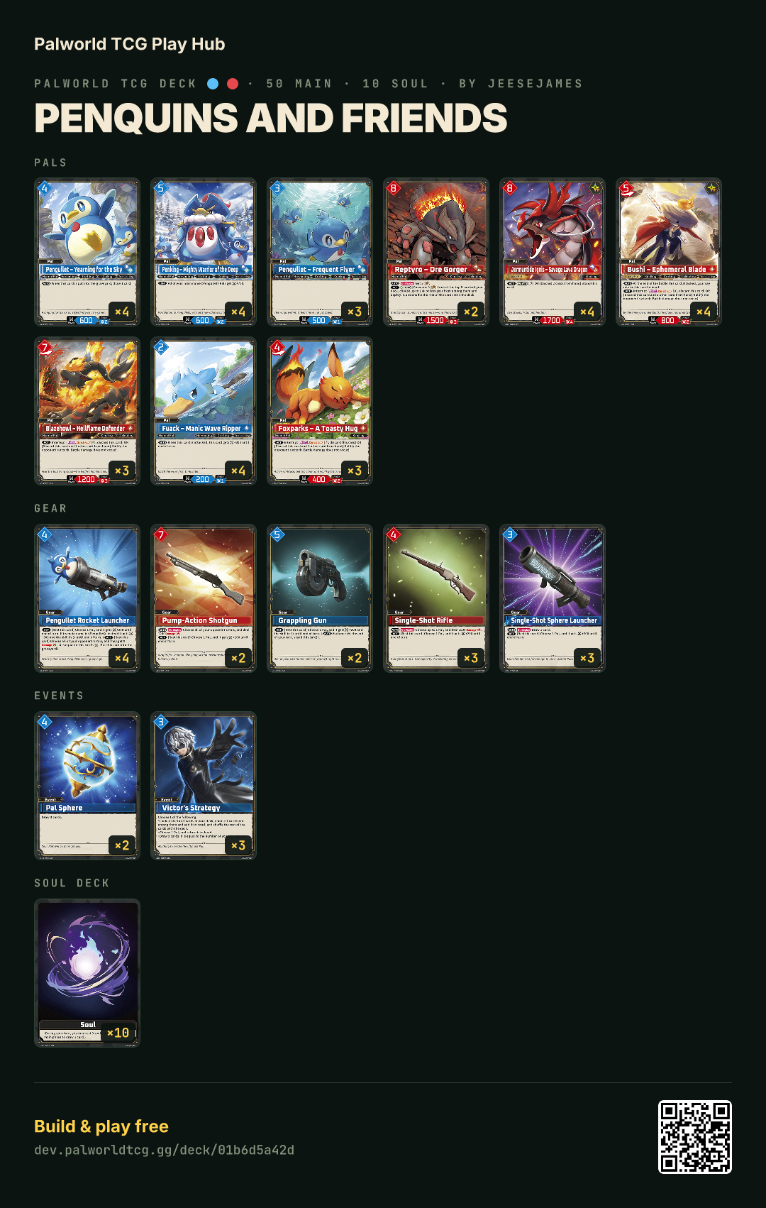 Penquins and Friends decklist