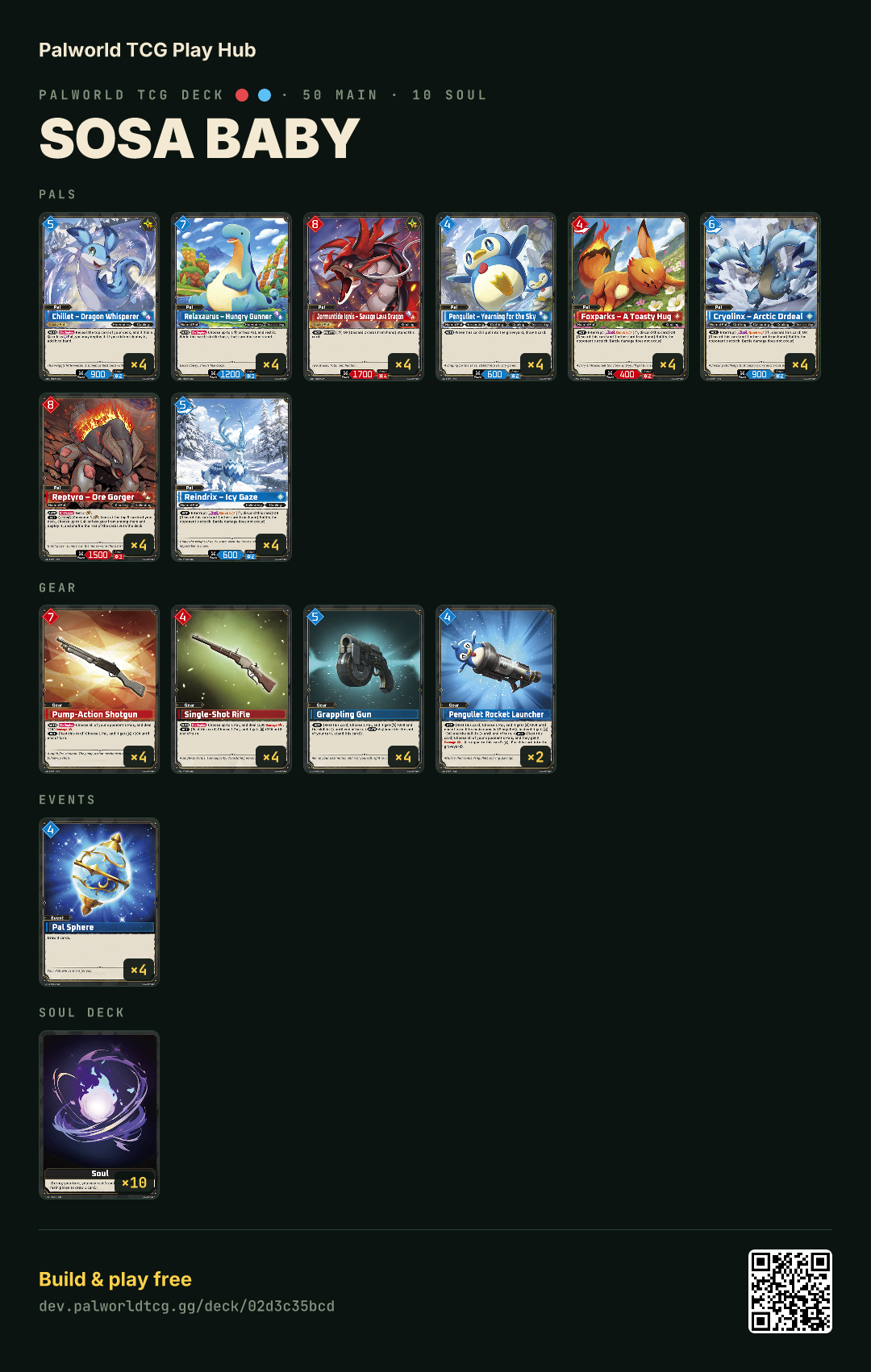 sosa baby decklist