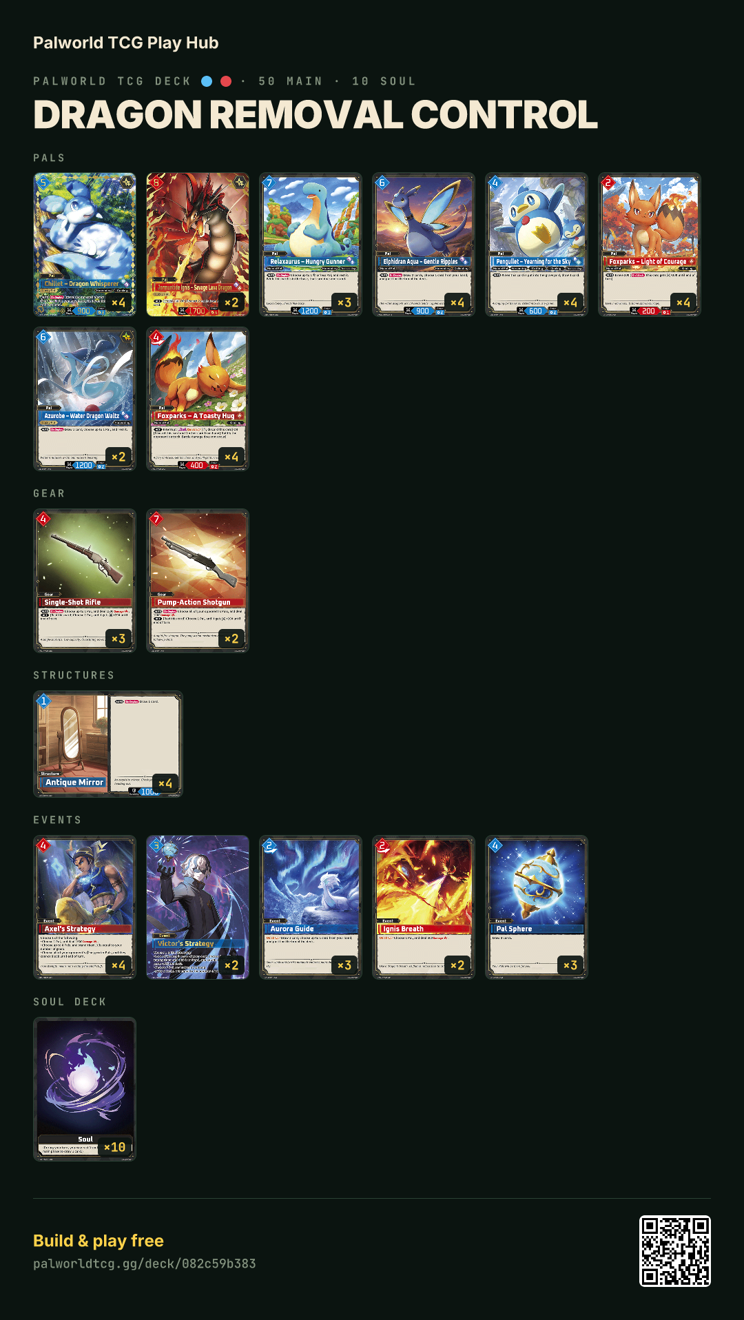DRAGON REMOVAL CONTROL decklist
