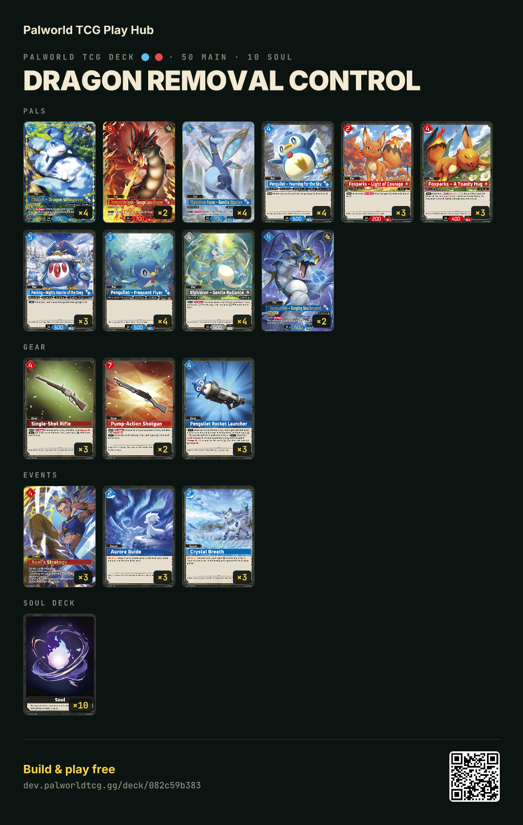 DRAGON REMOVAL CONTROL decklist