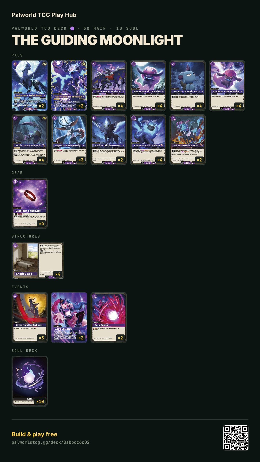 The Guiding Moonlight decklist