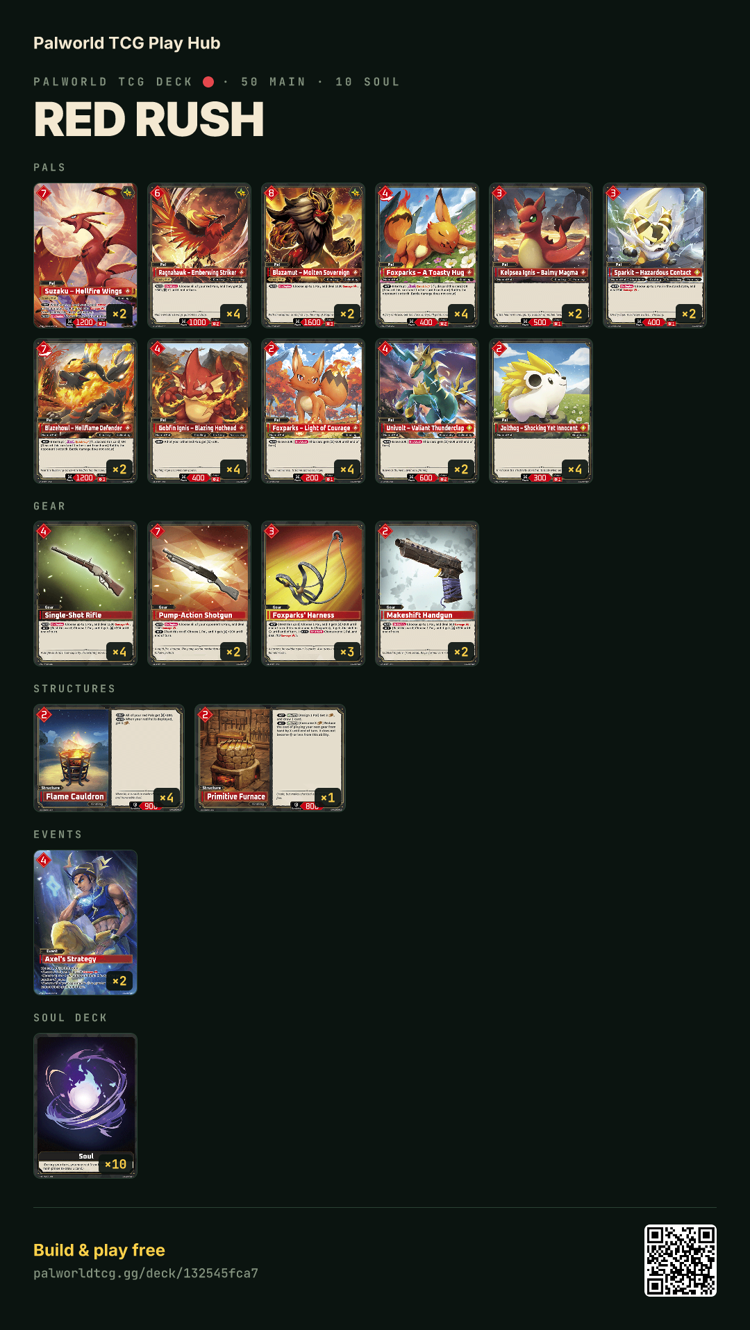 Red Rush decklist