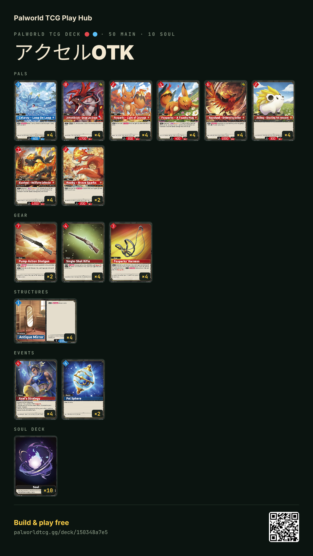アクセルOTK decklist