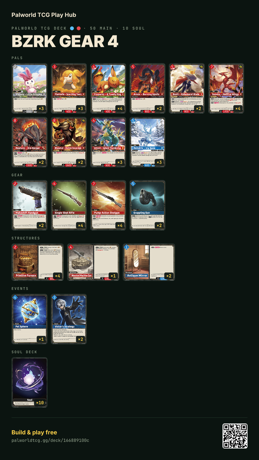BZRK GEAR 4 decklist