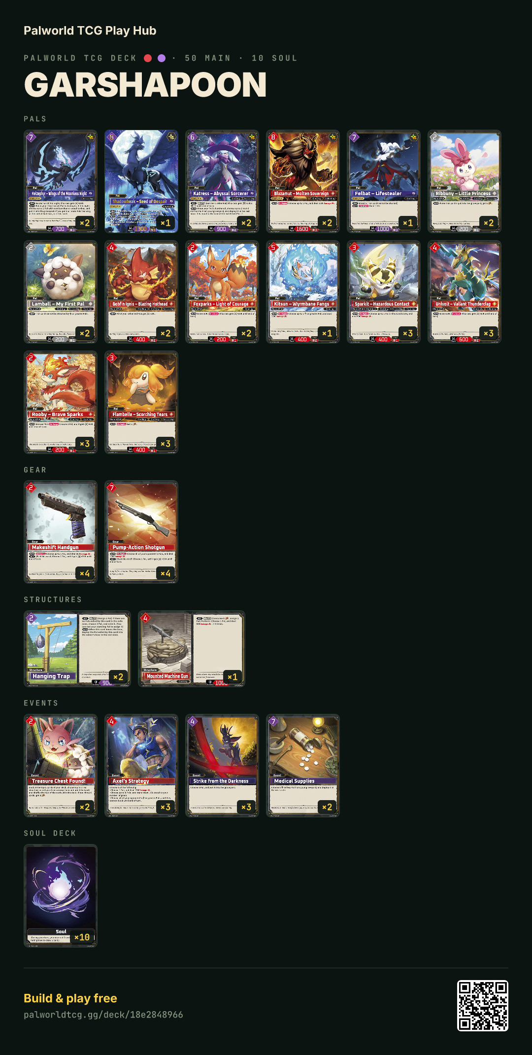 Garshapoon decklist