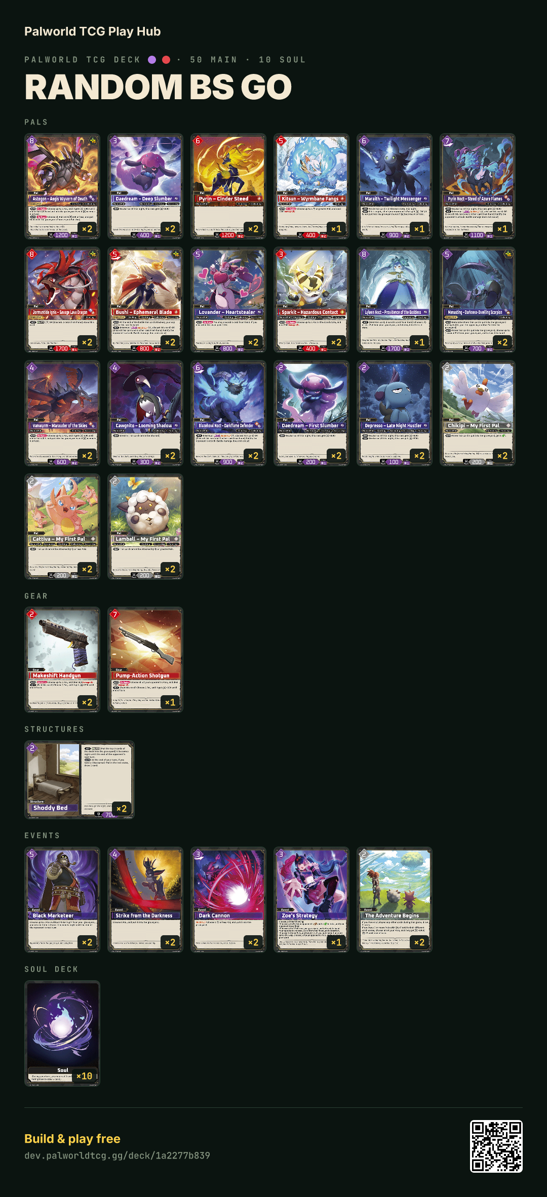 Random BS Go decklist