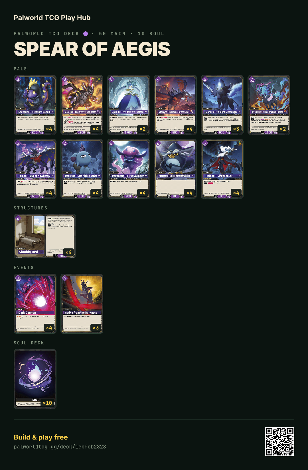 Spear of Aegis decklist