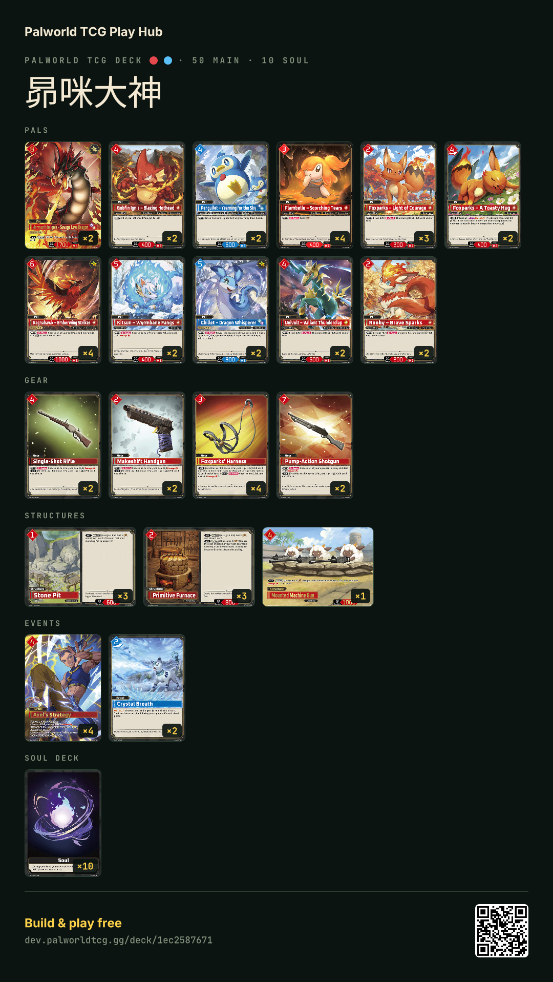 昴咪大神 decklist