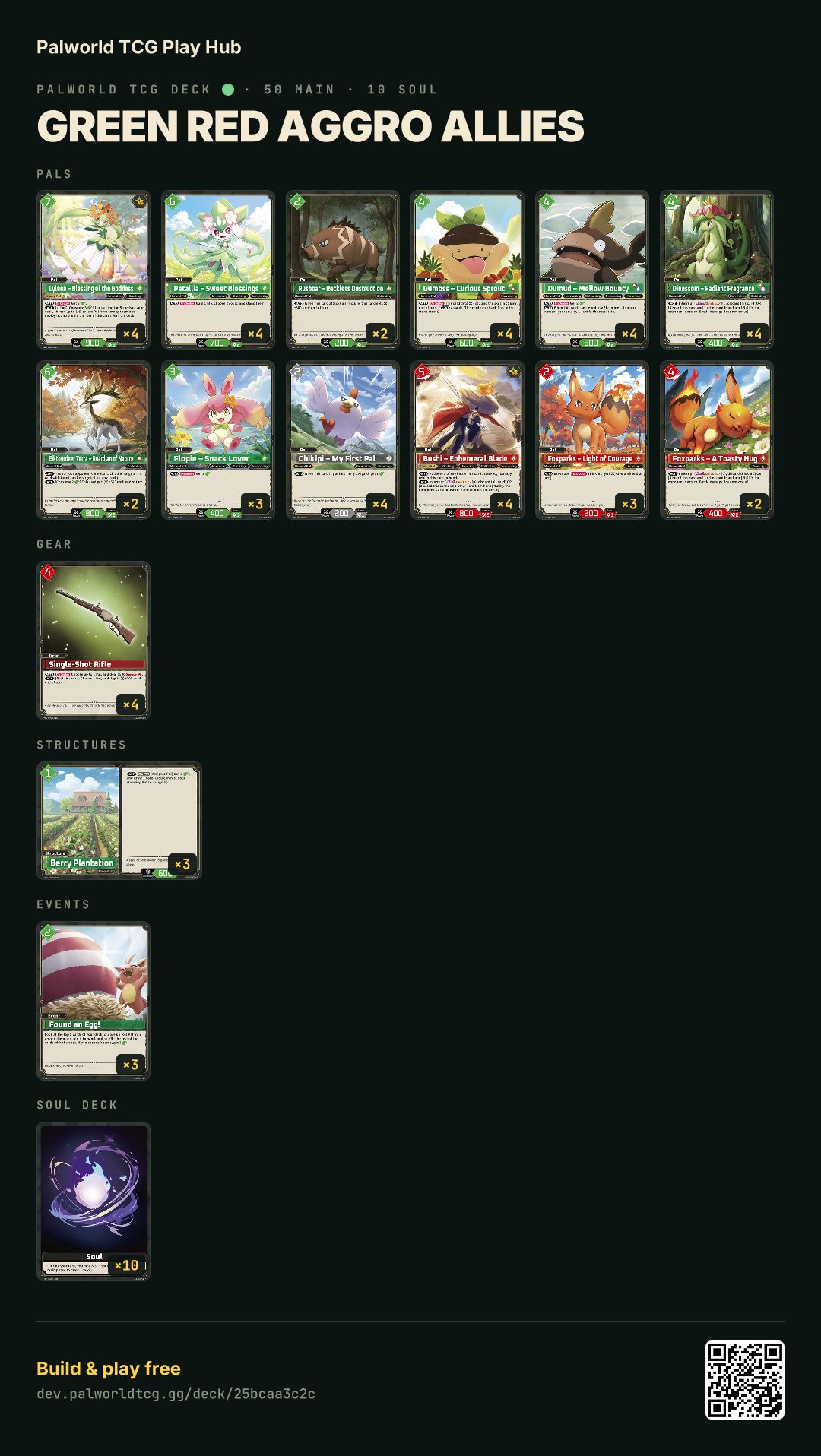 Green Red Aggro Allies decklist