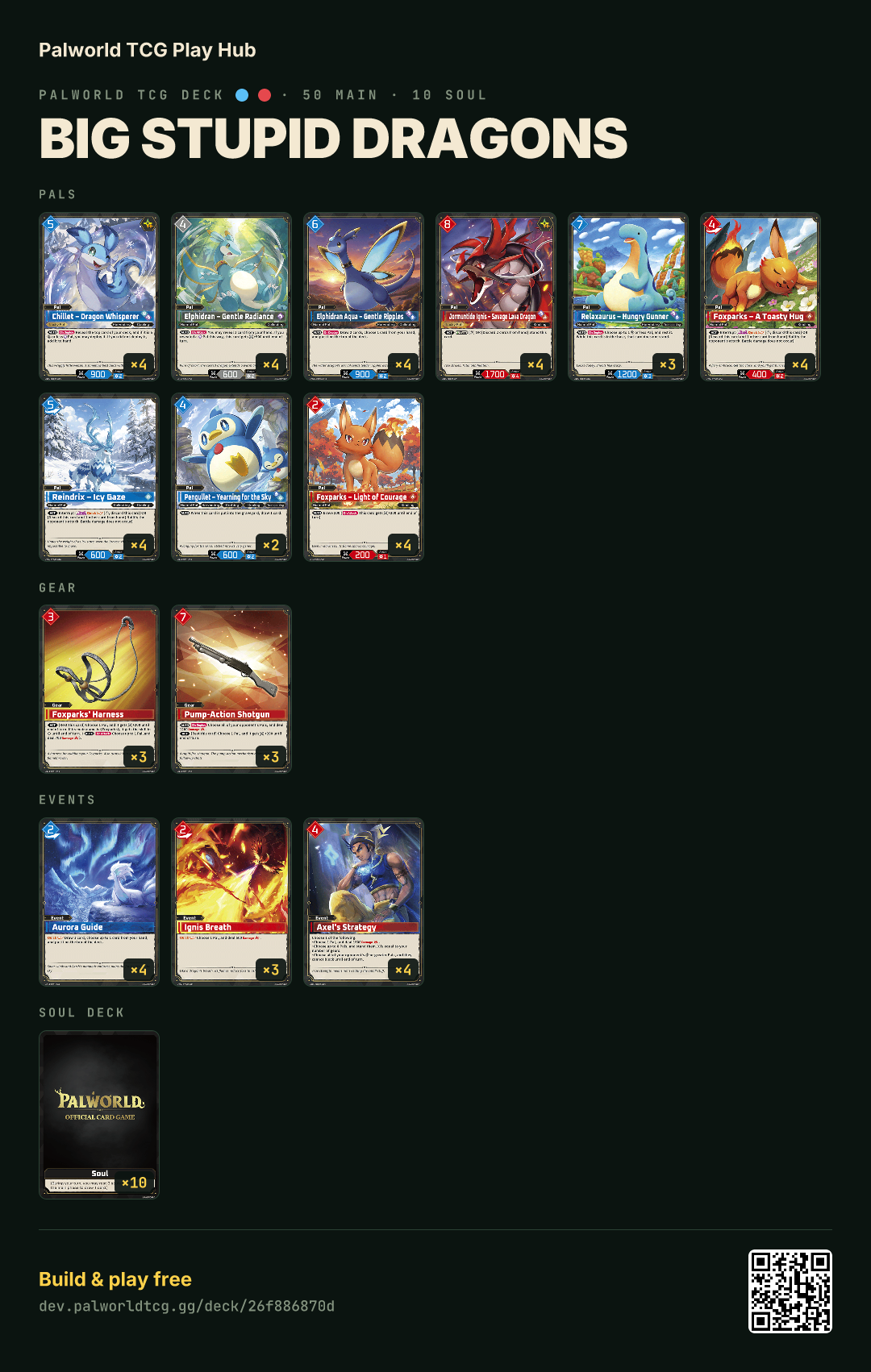 Big Stupid Dragons decklist