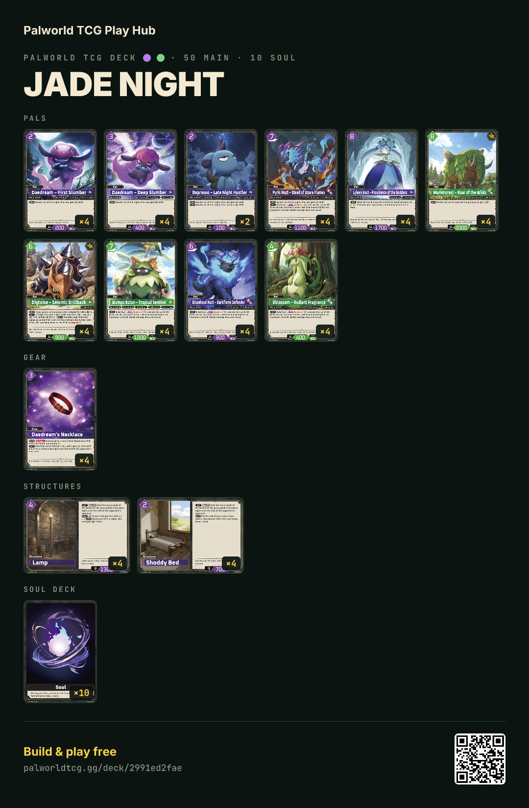 Jade Night decklist