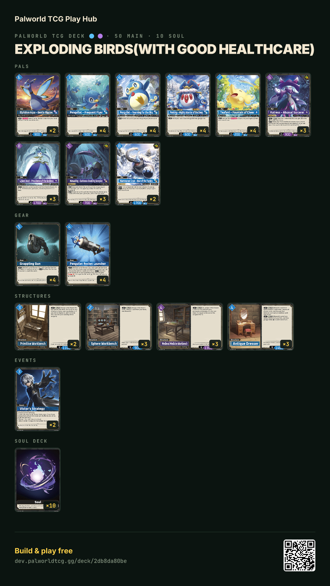 Exploding Birds(With Good Healthcare) decklist