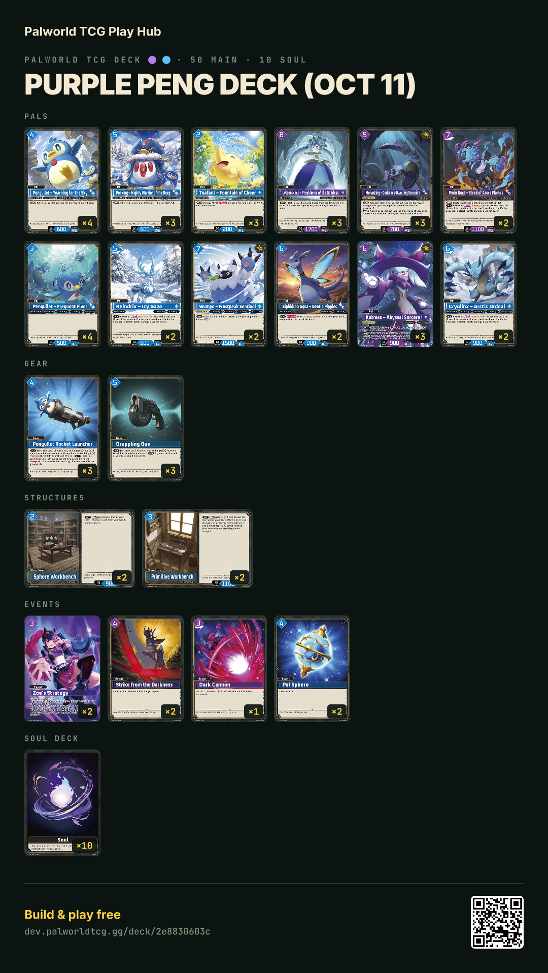 Purple Peng deck (Oct 11) decklist