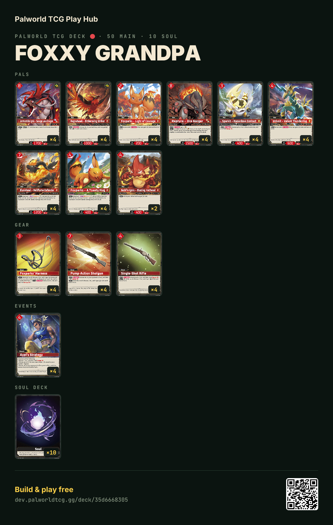 Foxxy Grandpaのデッキリスト
