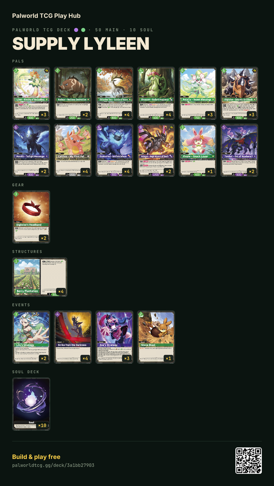 SUPPLY LYLEEN decklist