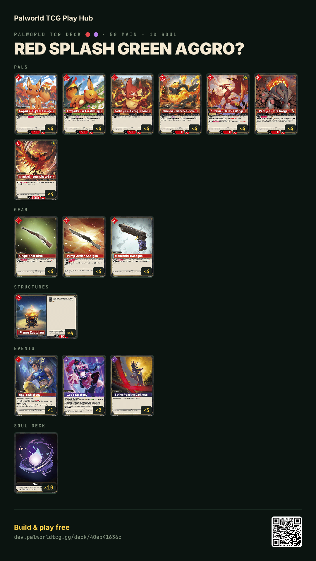 red splash green aggro? decklist