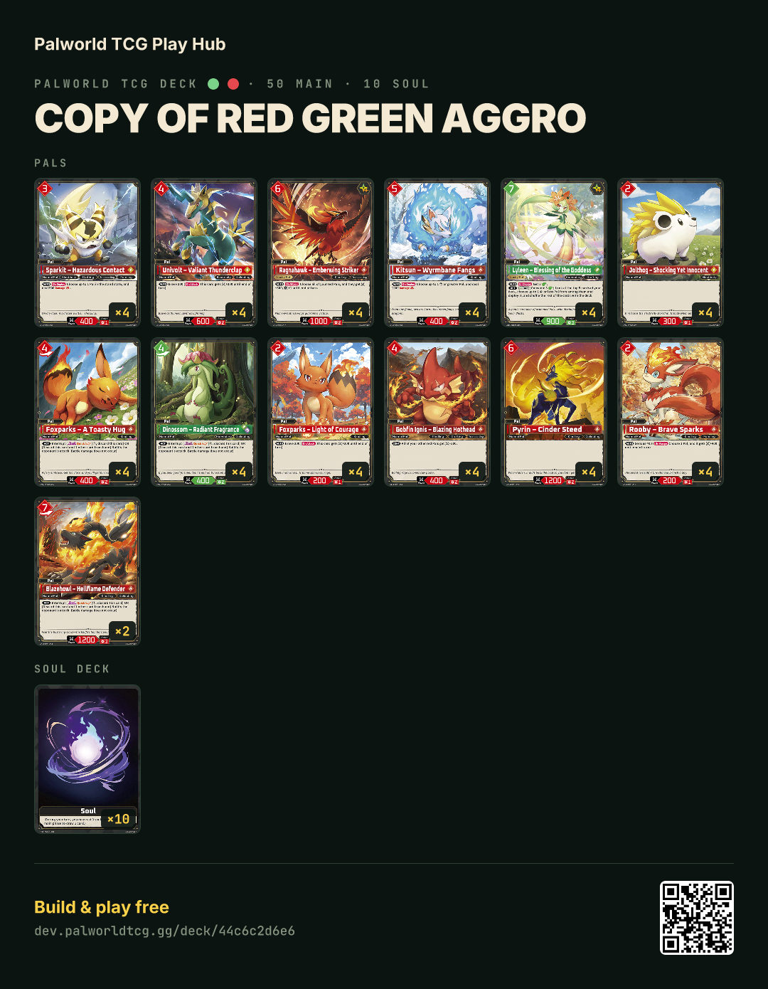 Copy of Red Green Aggro decklist