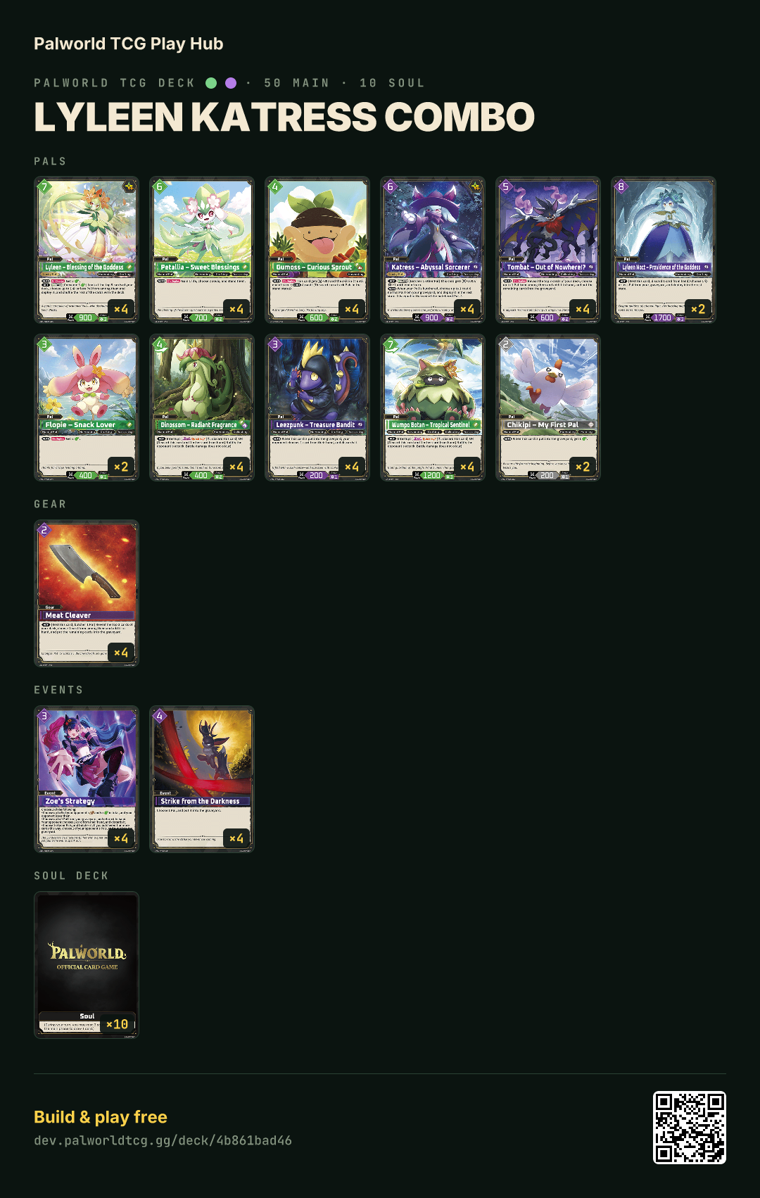 lyleen katress combo decklist
