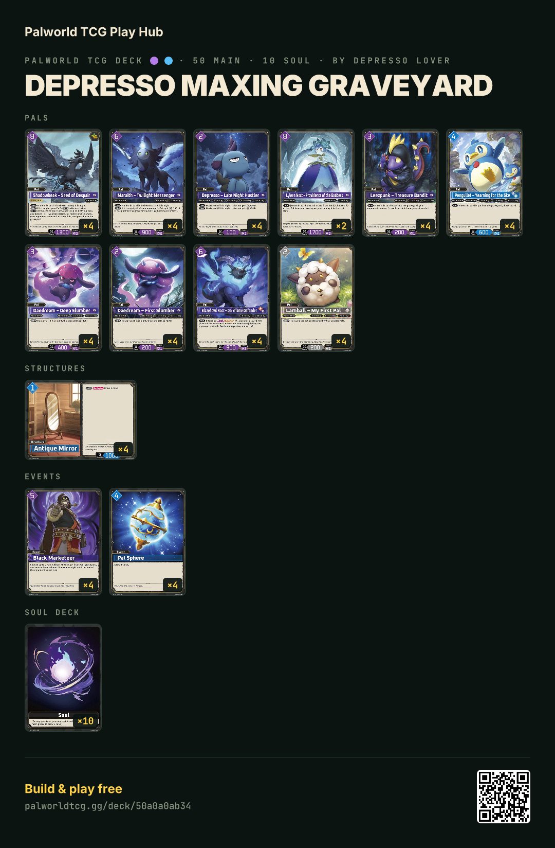 Depresso maxing graveyard decklist