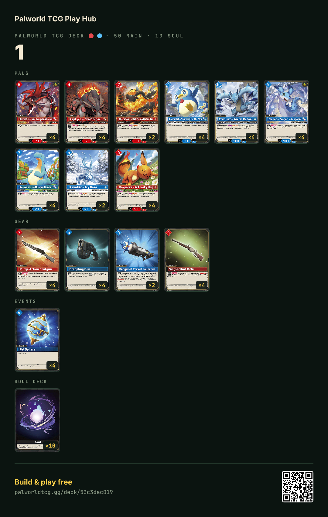 1 decklist