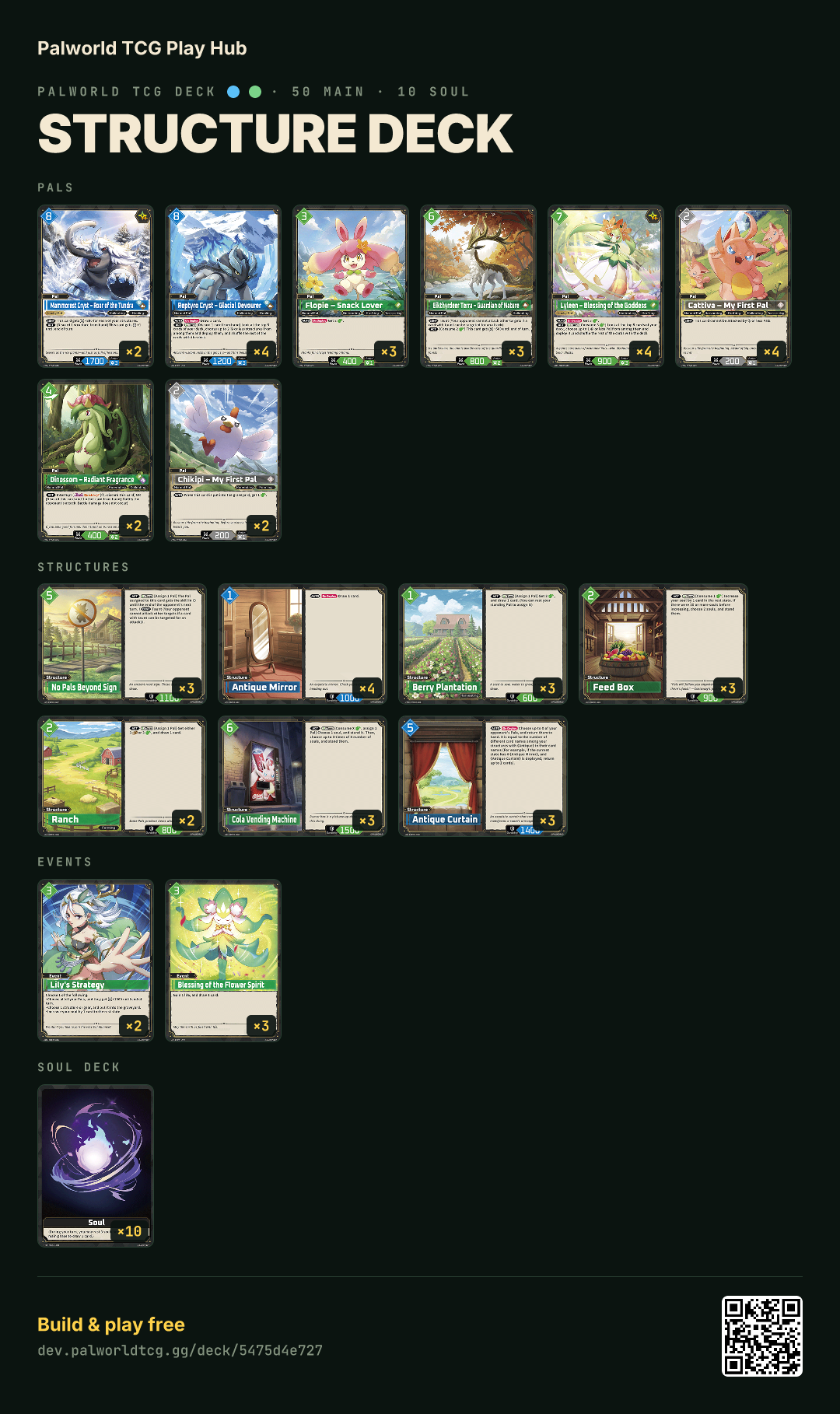 Structure deckのデッキリスト