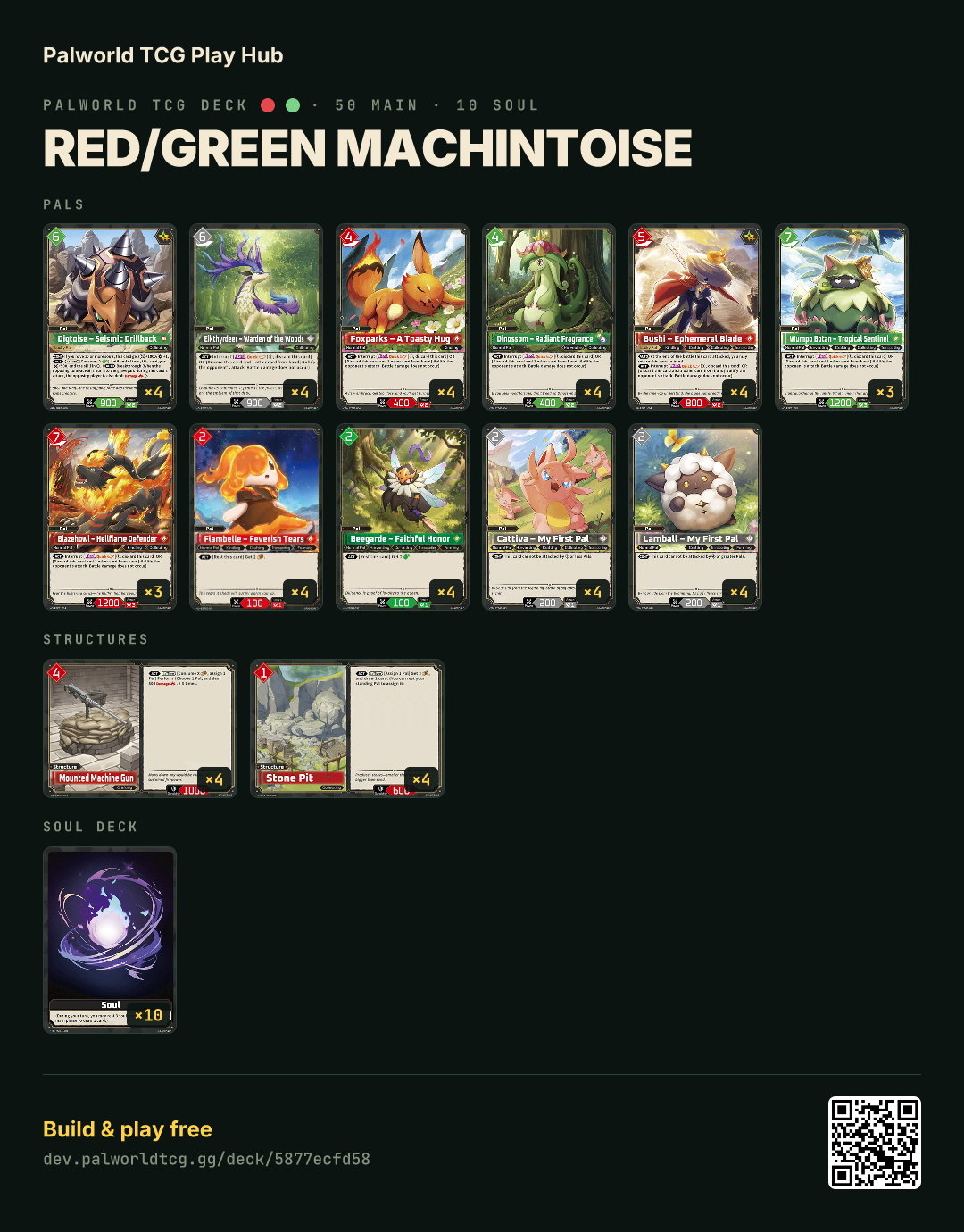Red/Green machintoise decklist