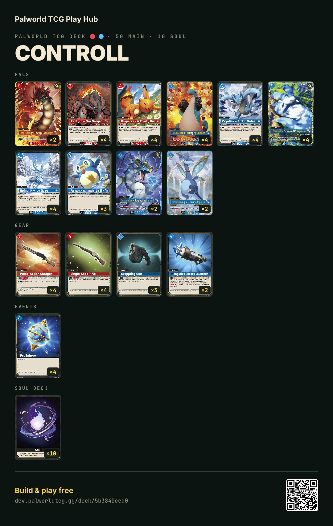 controll decklist