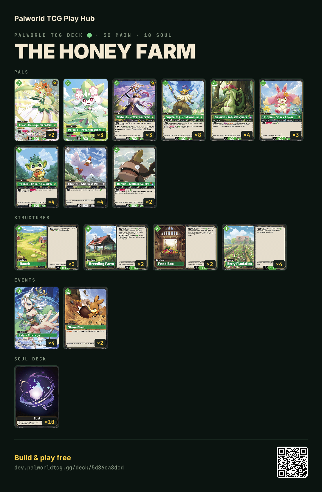 The Honey Farm decklist