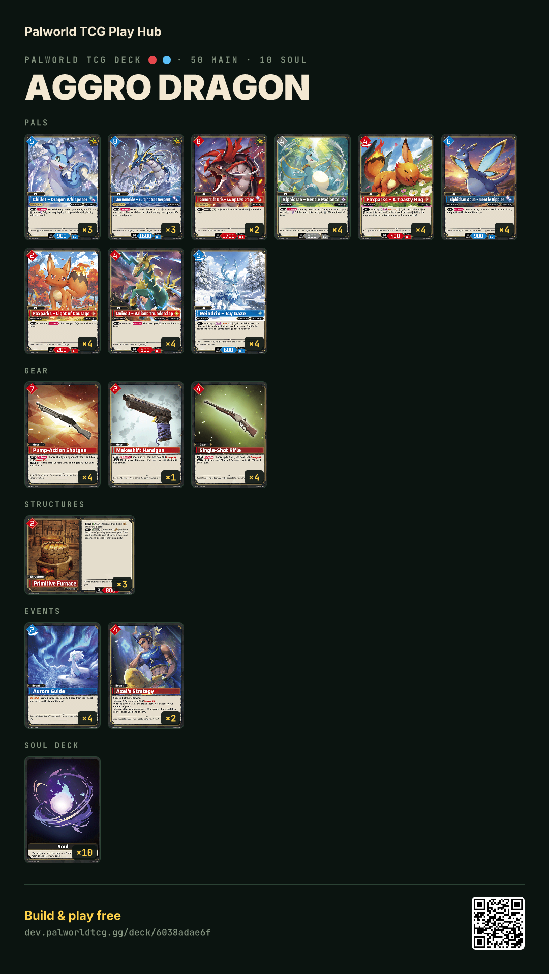 Aggro Dragonのデッキリスト