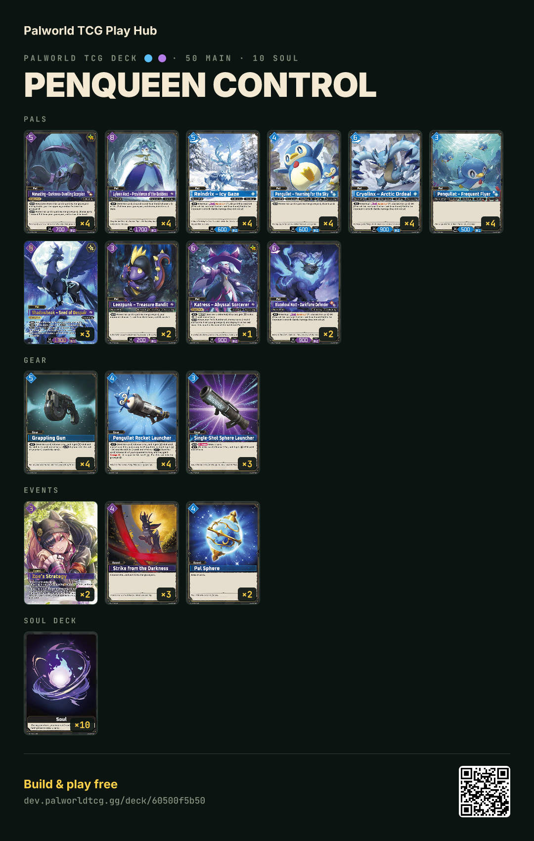 penqueen control decklist