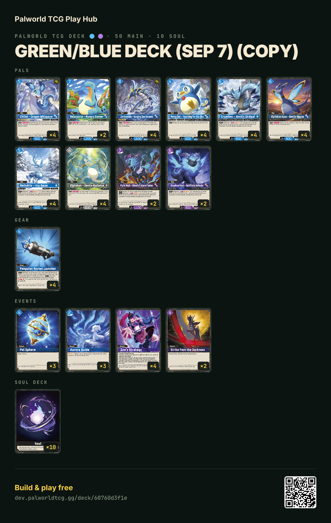 Green/Blue deck (Sep 7) (copy) decklist
