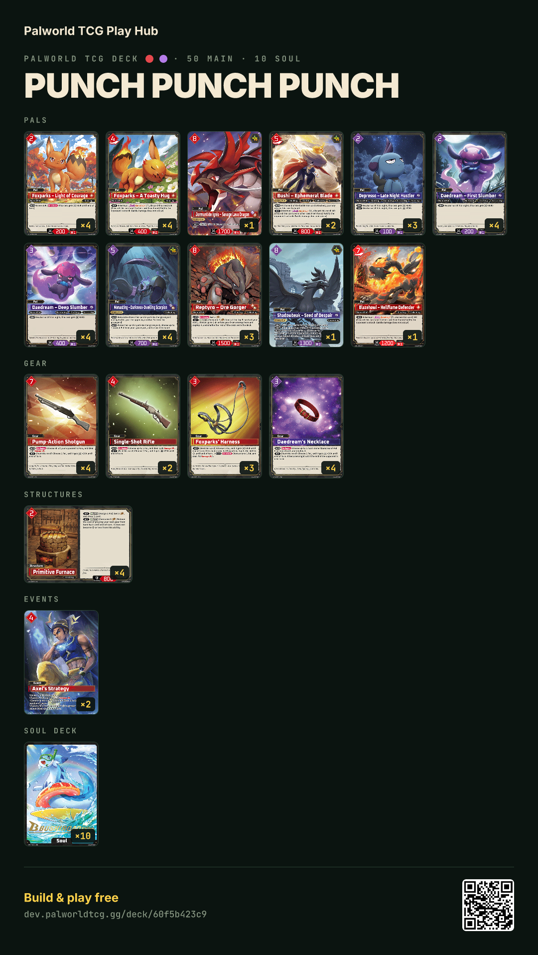 Punch punch punch decklist