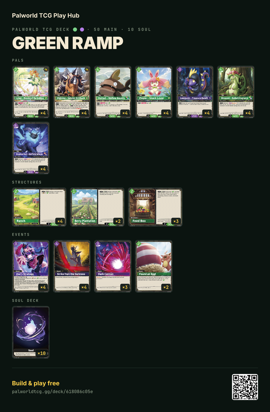 Green Ramp decklist