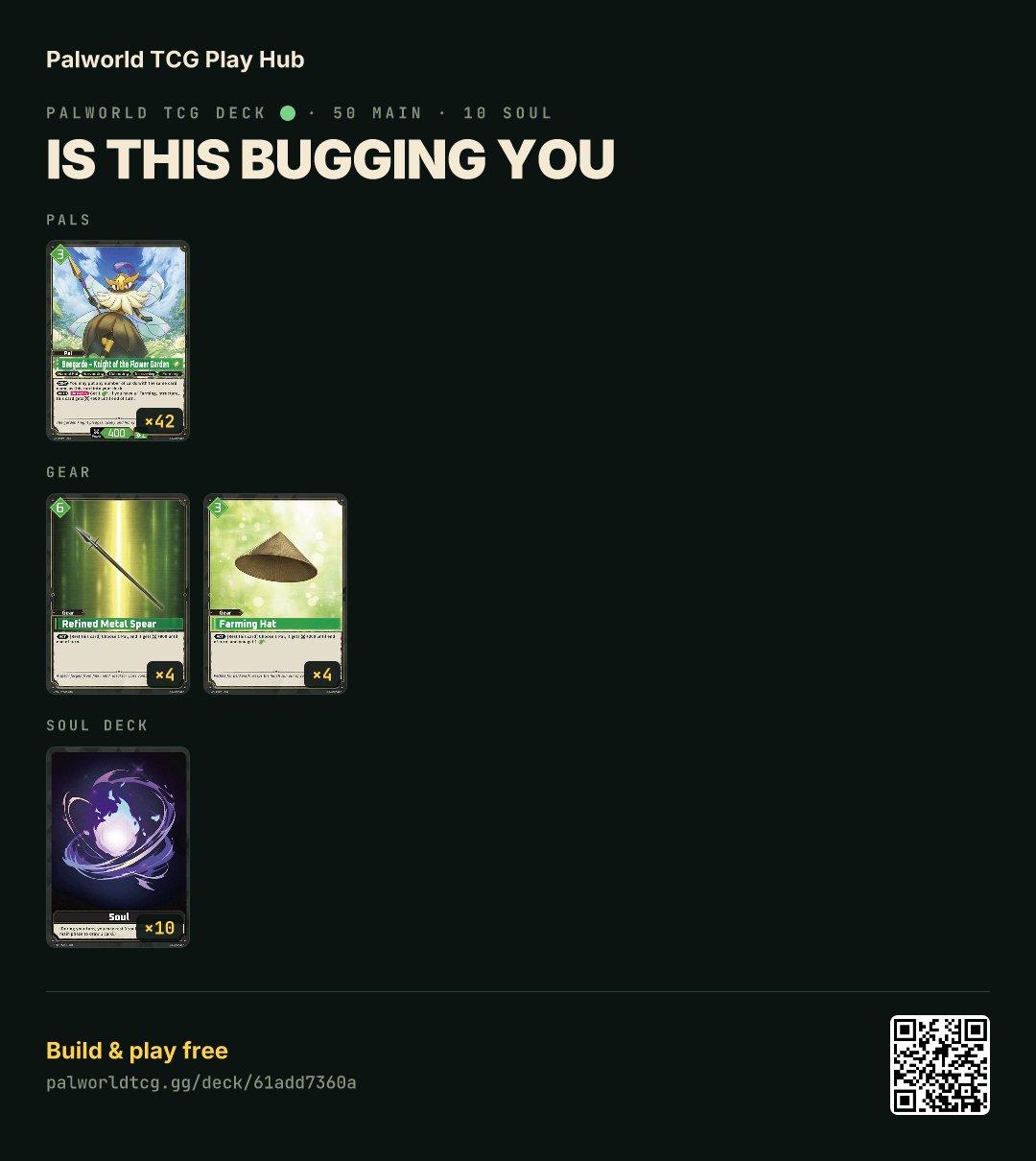 Is This Bugging You decklist