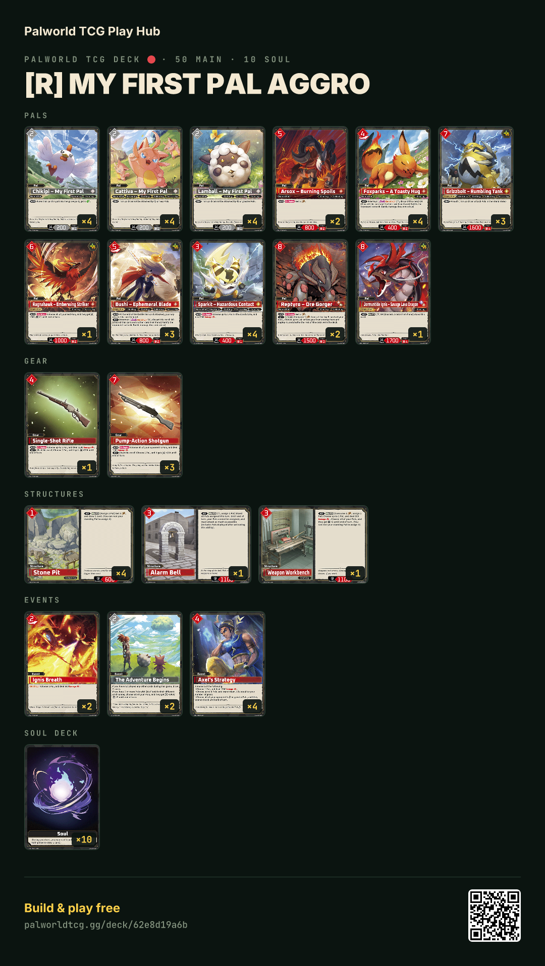 [R] My First Pal Aggro decklist