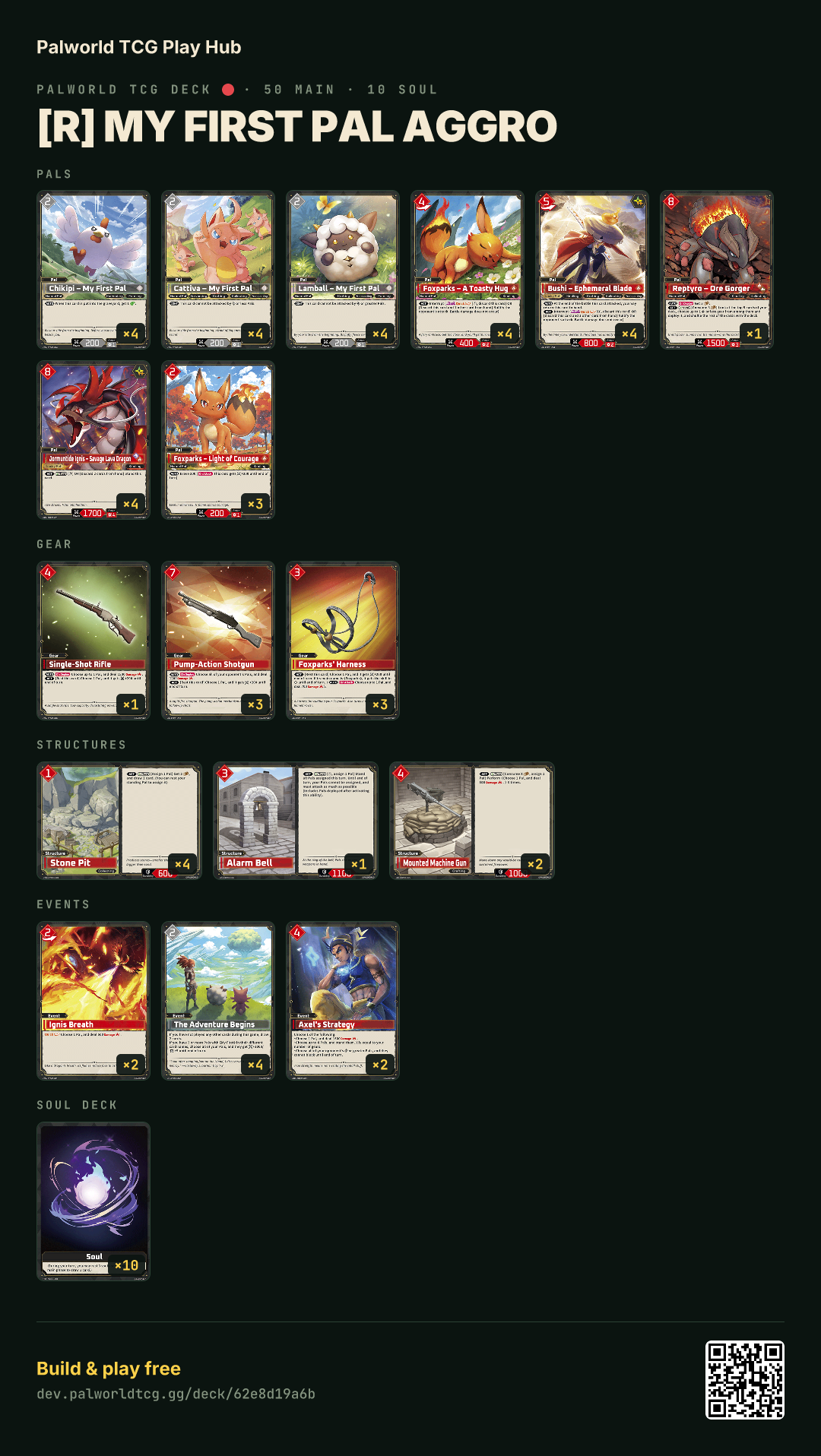 [R] My First Pal Aggro decklist