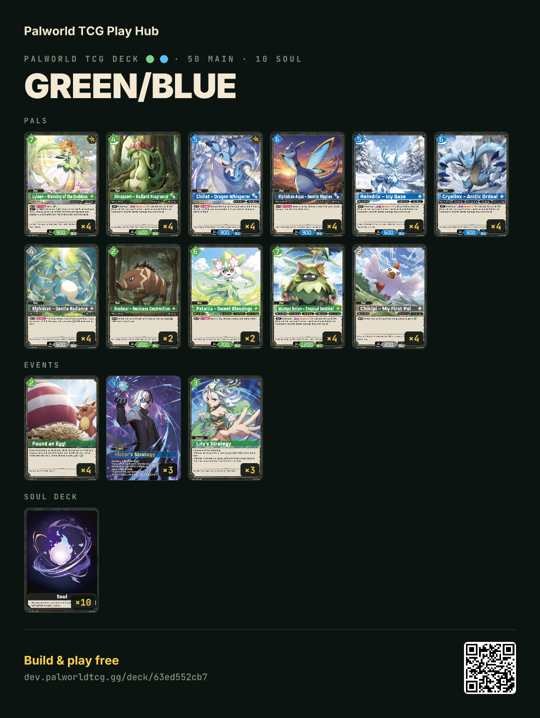 Green/Blue decklist