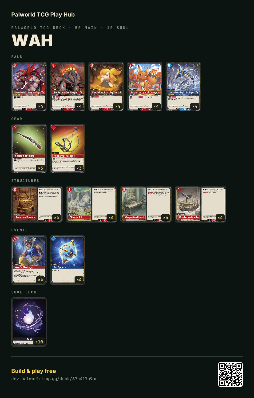 WAH decklist