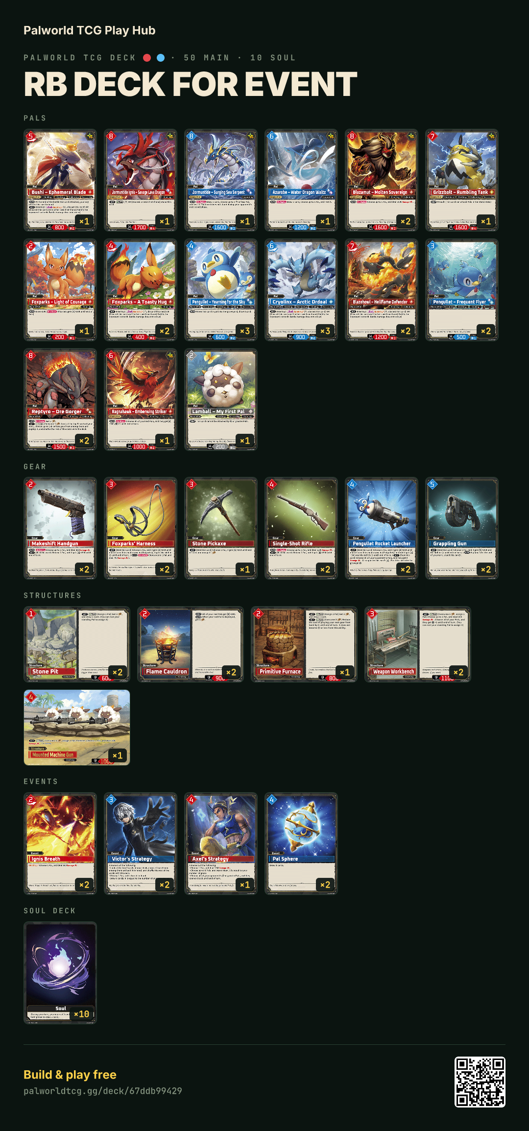RB Deck for Event decklist