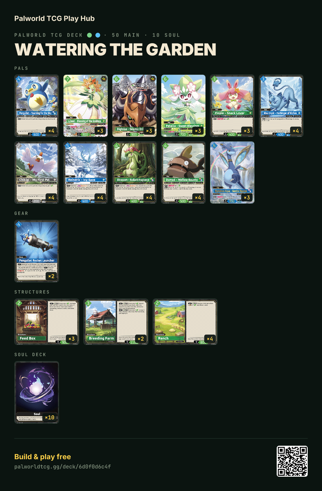 Watering The Garden decklist