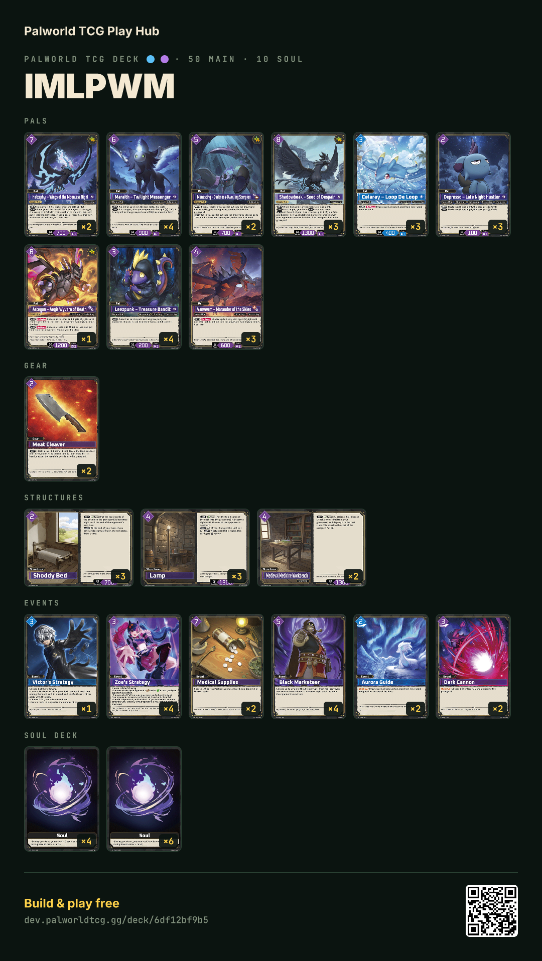 Imlpwm decklist