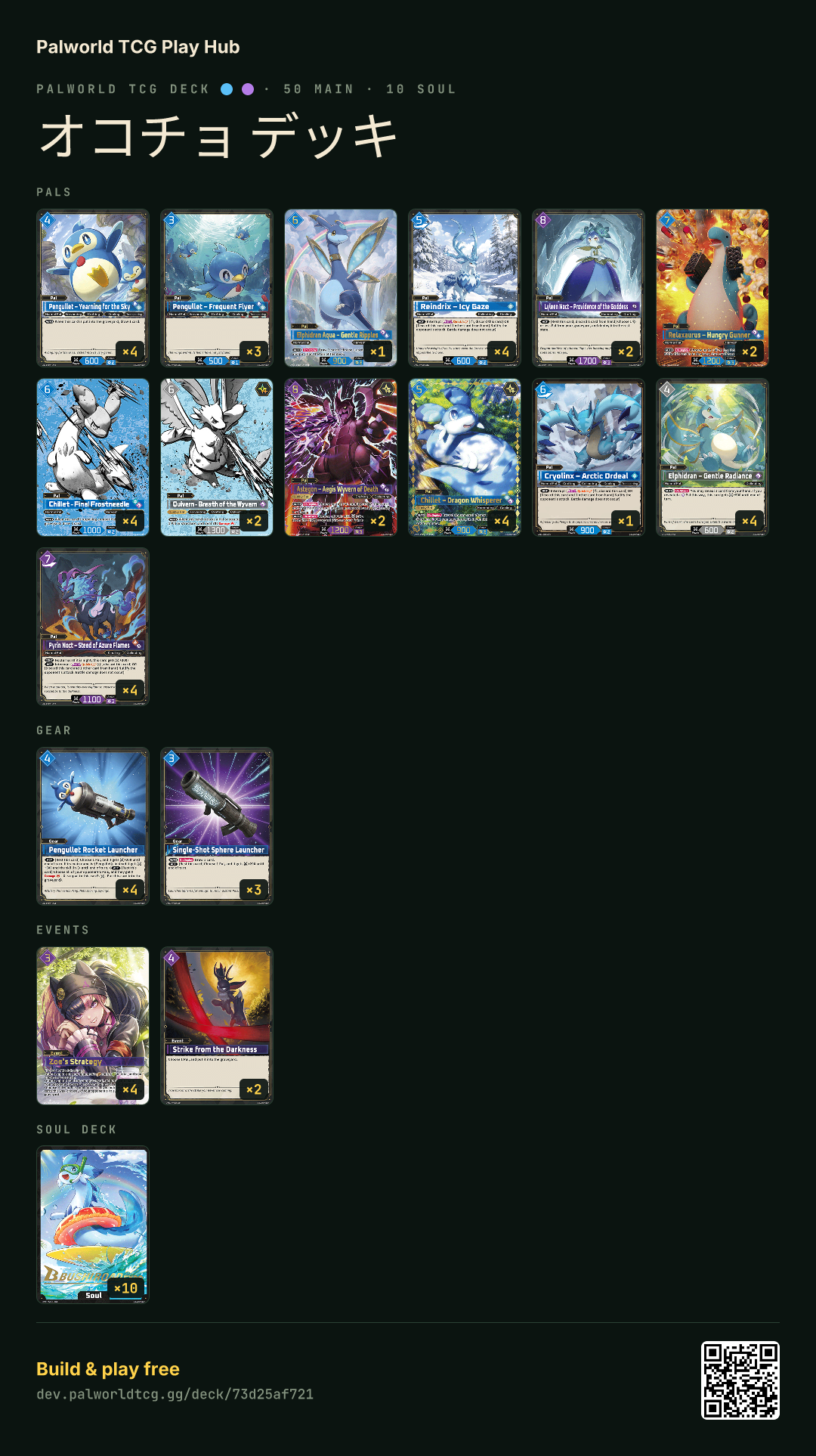 オコチョ デッキ decklist