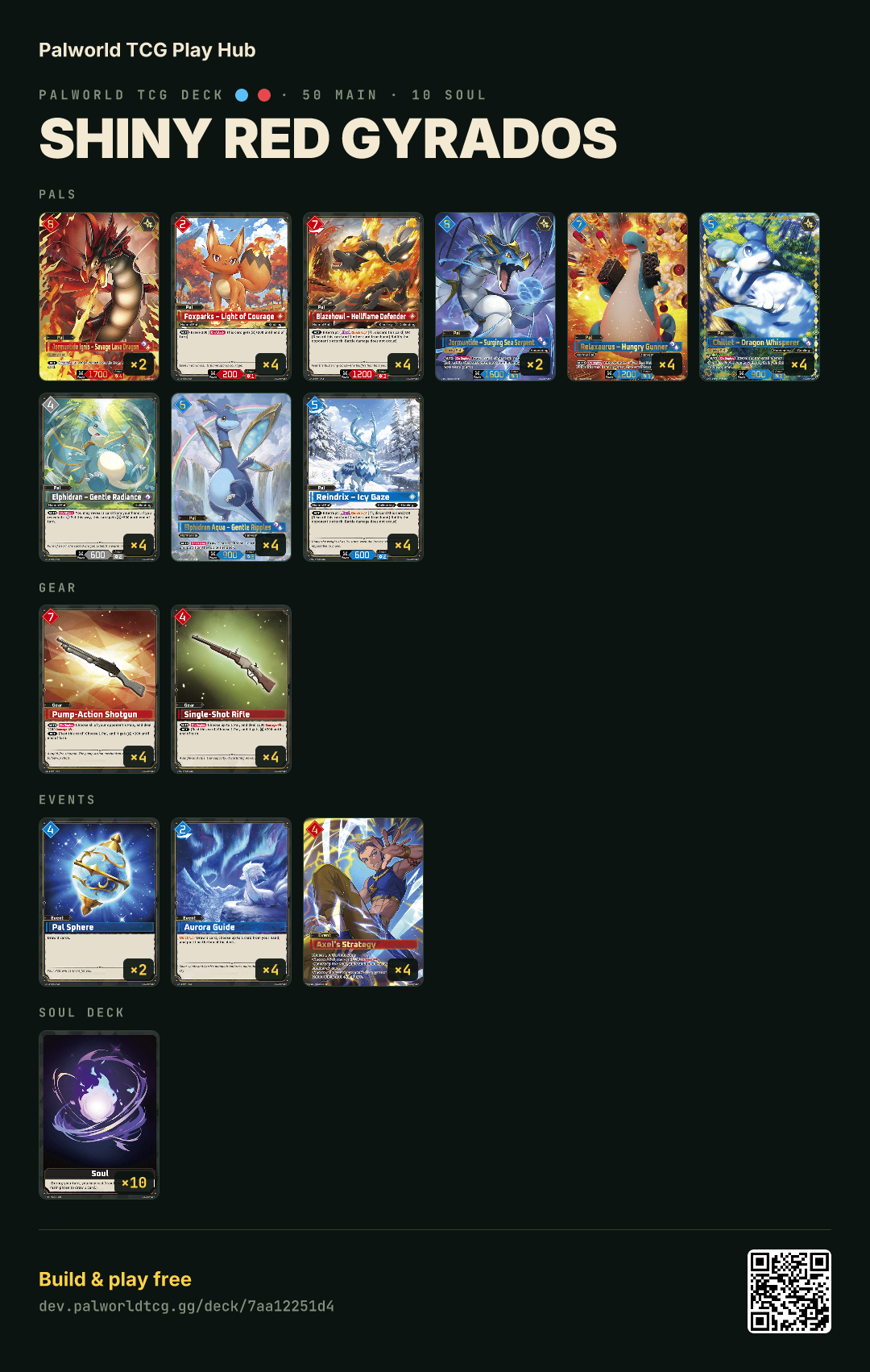 Shiny Red Gyrados decklist