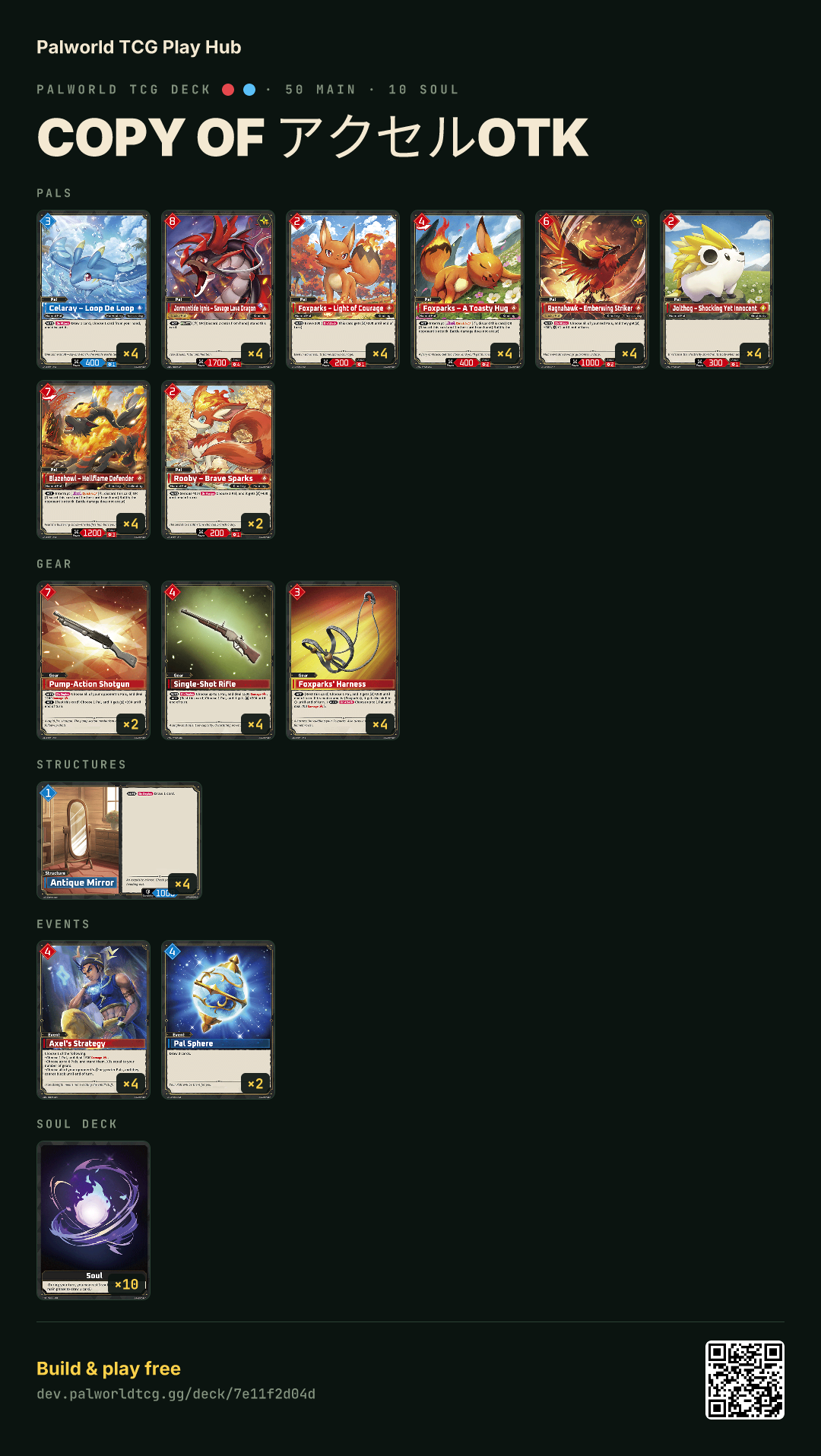 Copy of アクセルOTK decklist