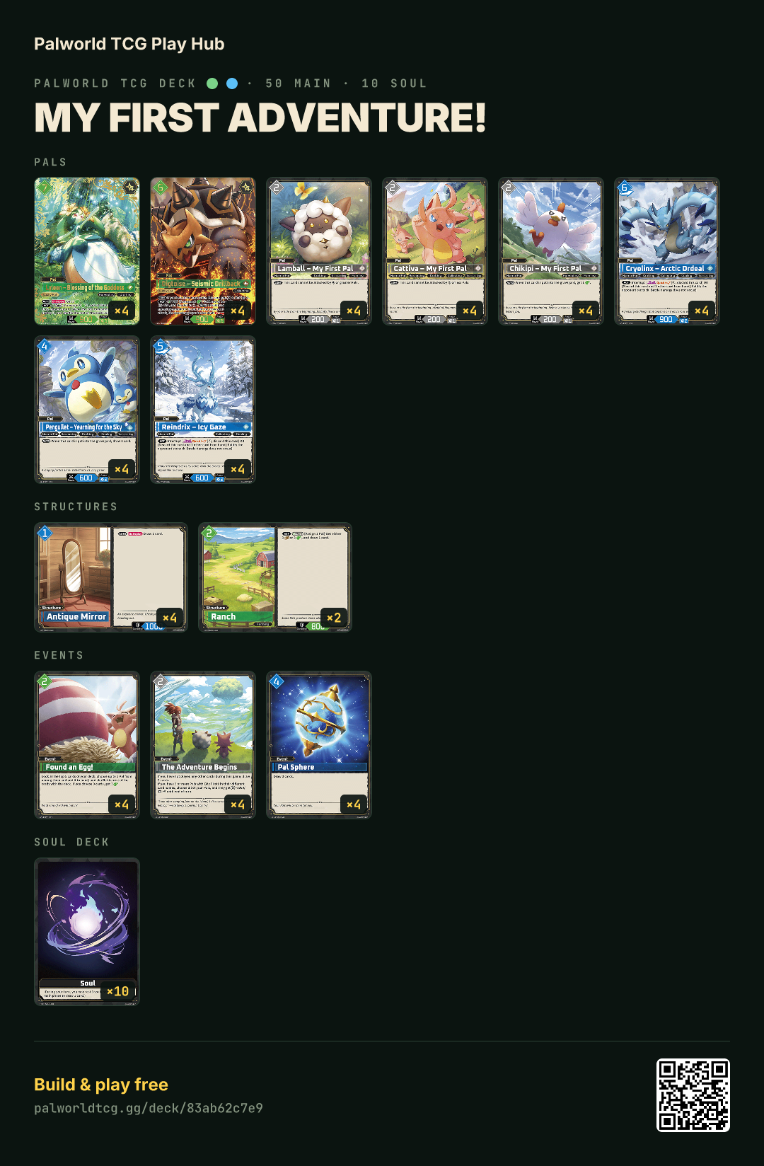 My First Adventure! decklist