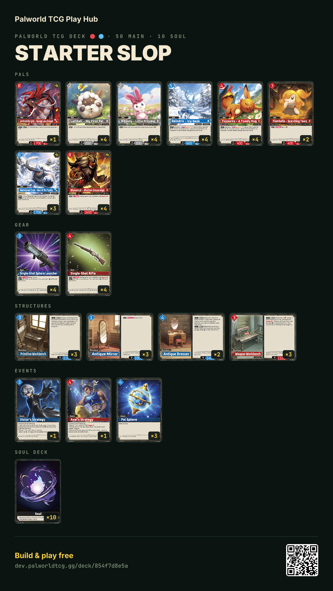 starter slop decklist