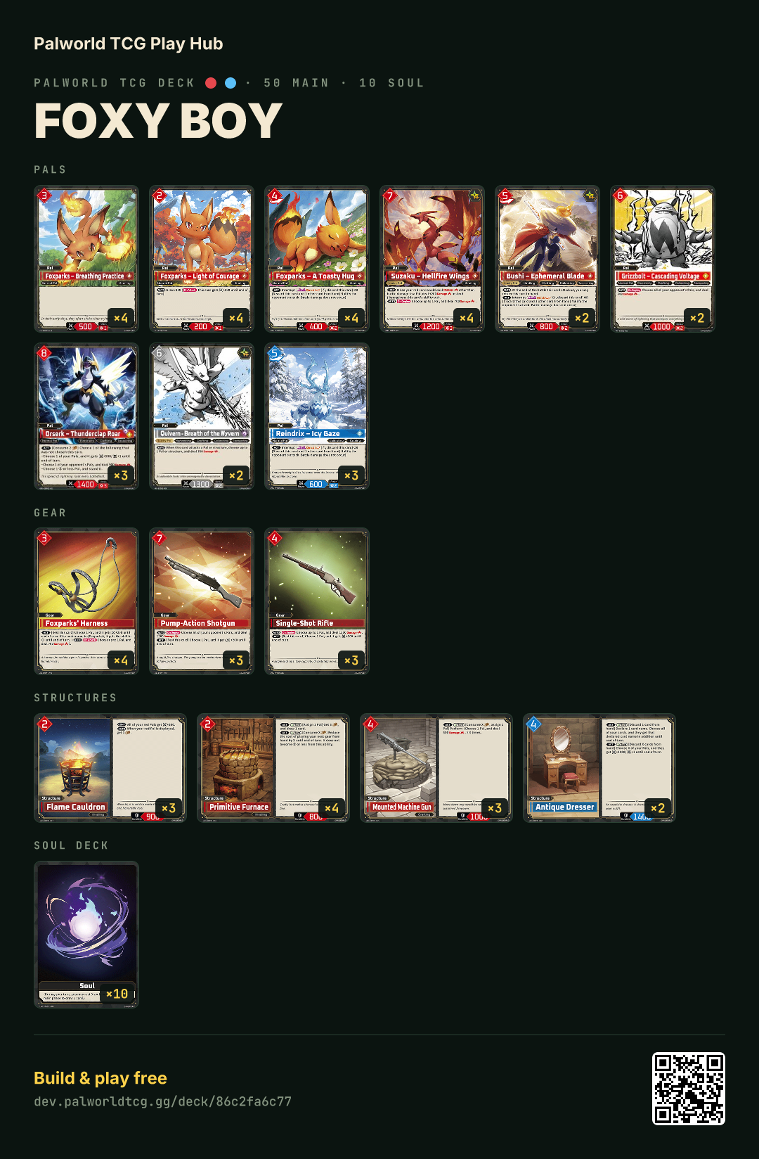 foxy boy decklist