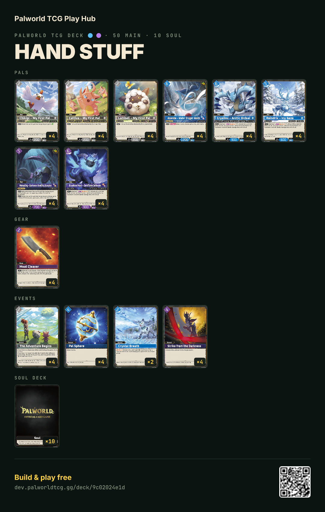 Hand Stuff decklist