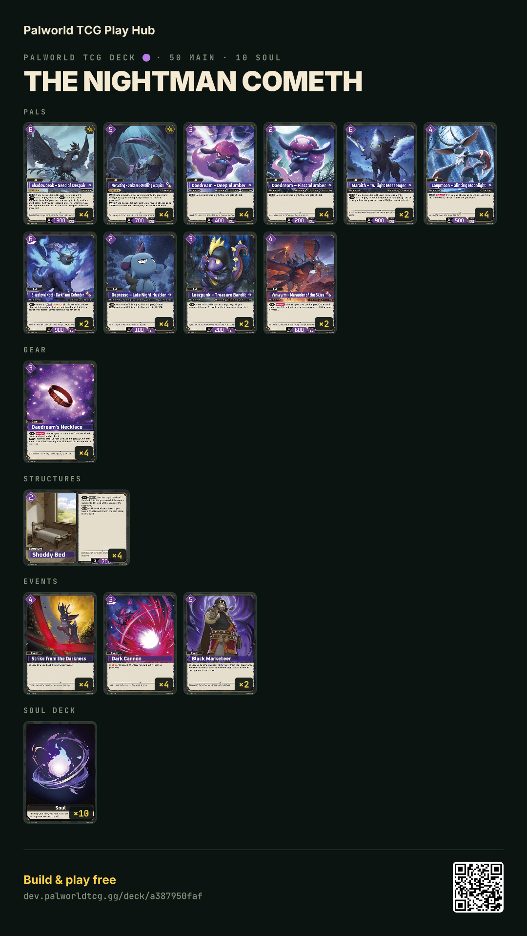 The Nightman Cometh decklist